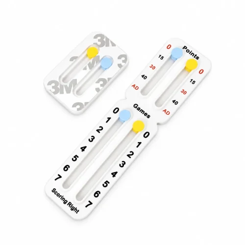 Marcador de puntos de pádel blanco