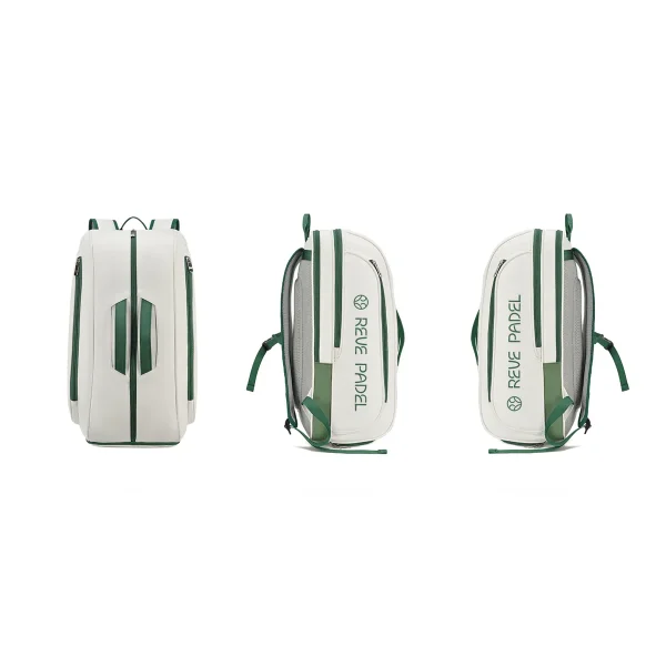 Paletero de pádel LUX blanco y verde