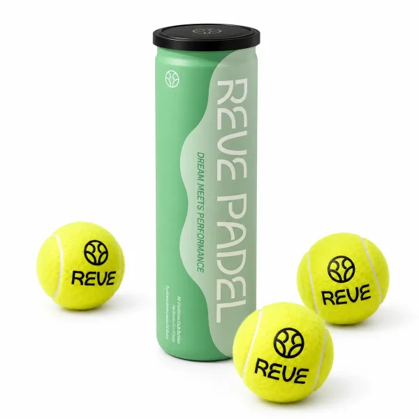 Pelotas de pádel REVE Pro, bote de 3, detalle