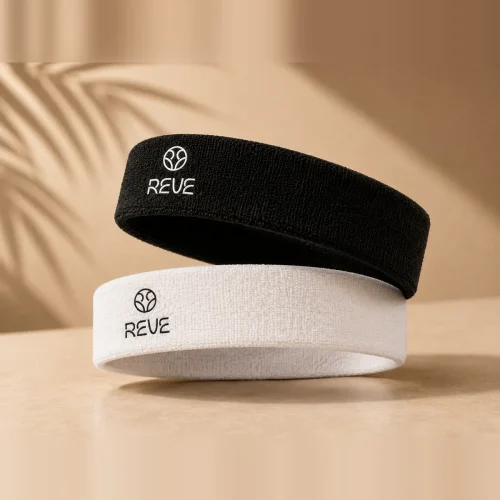 Cinta para la cabeza REVE en blanco y negro